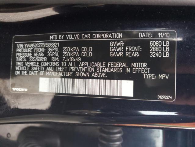Photo 14 from auction – 2011 VOLVO XC90 3.2 with VIN YV4952CZ7B1586821