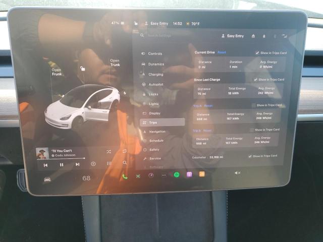 Снимка 9 от търг – 2022 TESLA MODEL 3 с VIN 5YJ3E1EB6NF103964