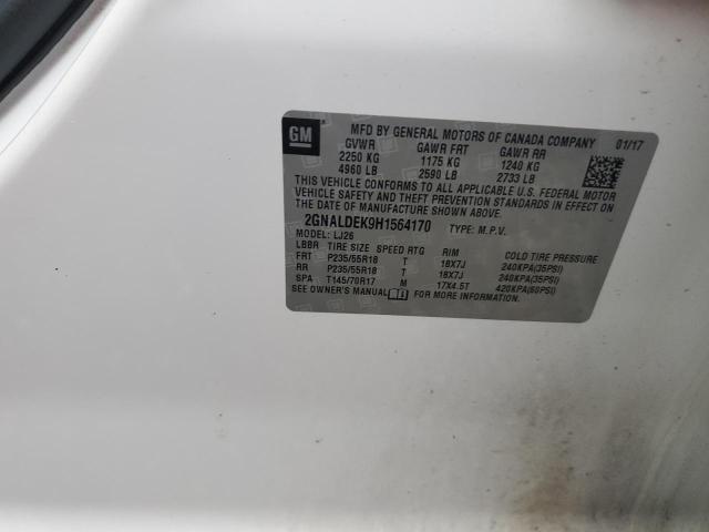Photo 14 from auction – 2017 CHEVROLET EQUINOX PR with VIN 2GNALDEK9H1564170
