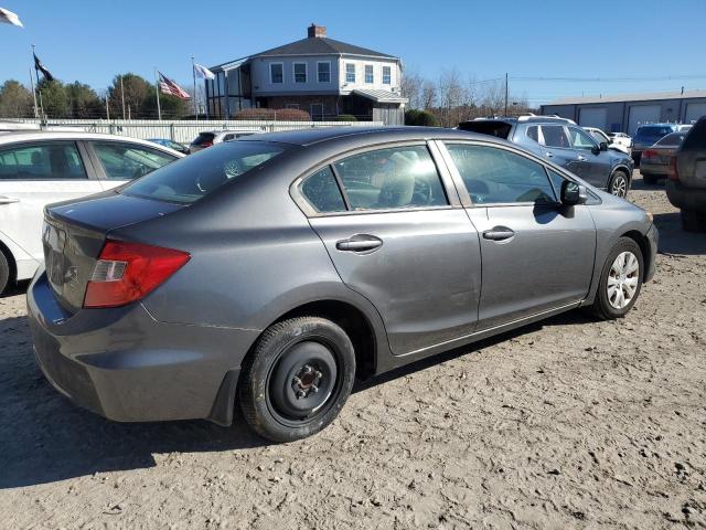 Photo 3 from auction – 2012 HONDA CIVIC LX with VIN 19XFB2F56CE086445