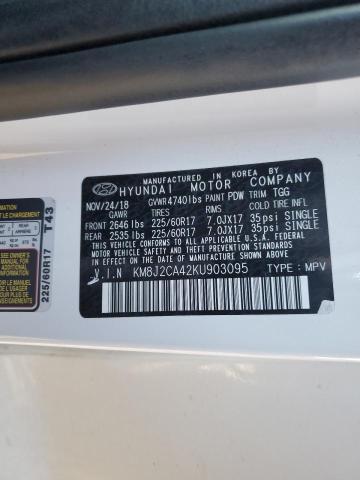 Photo 14 from auction – 2019 HYUNDAI TUCSON SE with VIN KM8J2CA42KU903095