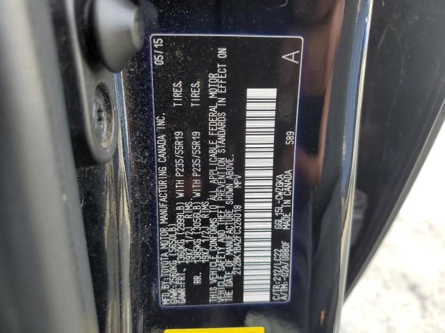 Photo 14 from auction – 2015 LEXUS RX 350 BAS with VIN 2T2BK1BA2FC326018