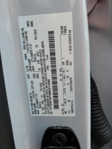 Photo 14 from auction – 2021 FORD F150 SUPER with VIN 1FTEW1EP4MKD13496