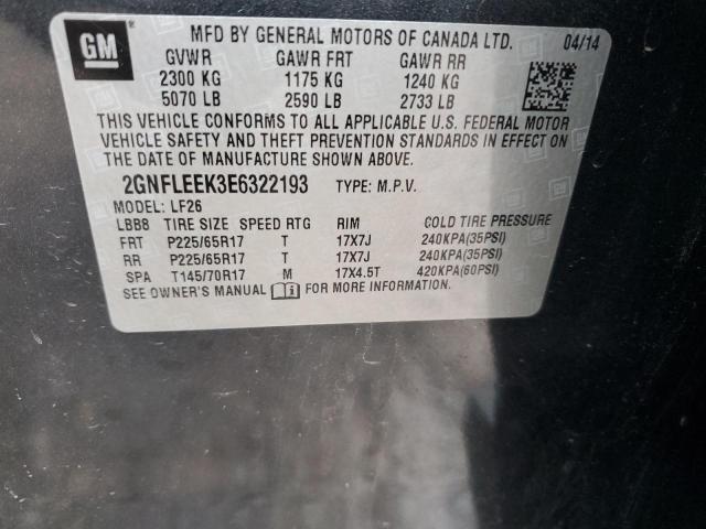 Photo 14 from auction – 2014 CHEVROLET EQUINOX LS with VIN 2GNFLEEK3E6322193