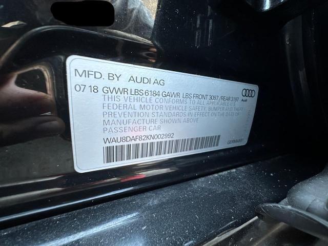 Фото 10 с аукциона – 2019 AUDI A8 L с VIN WAU8DAF82KN002992