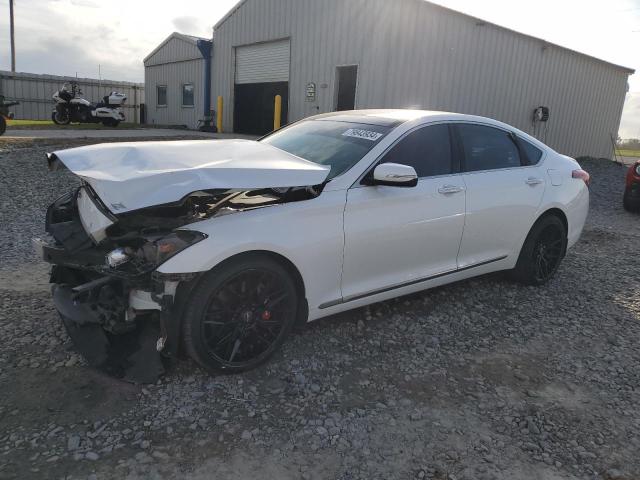 GENESIS G80 BASE 2018 with VIN KMHGN4JE3JU223091 - Photo from auction