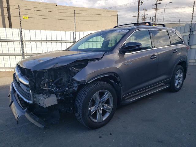 TOYOTA HIGHLANDER 2015 with VIN 5TDDCRFH9FS012454 - Photo from auction