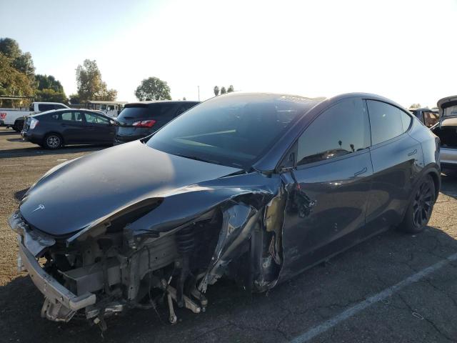 TESLA MODEL Y 2021 with VIN 5YJYGAEE7MF148632 - Photo from auction