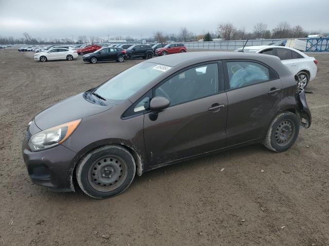 KIA RIO LX 2014 with VIN KNADM5A39E6944876 - Photo from auction