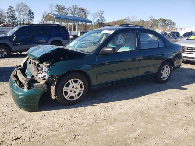 HONDA CIVIC DX 2001 with VIN 2HGES16231H525518 - Photo from auction
