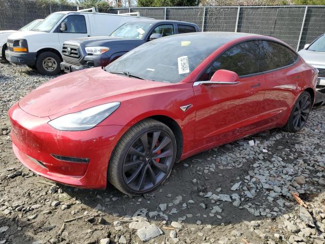 TESLA MODEL 3 2020 with VIN 5YJ3E1EC3LF784493 - Photo from auction