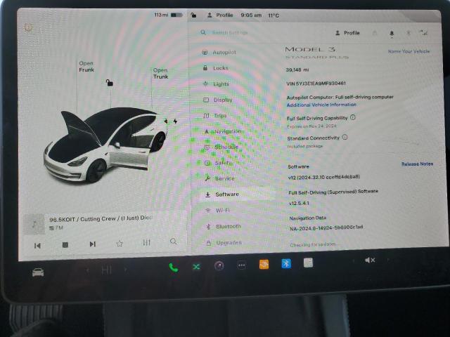 Photo 9 from auction – 2021 TESLA MODEL 3 with VIN 5YJ3E1EA9MF930461