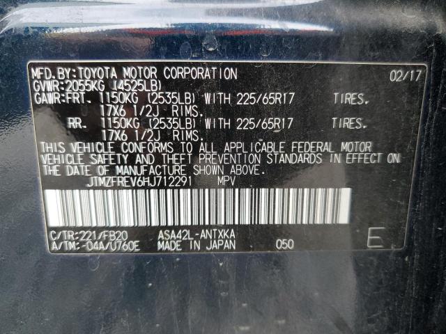Photo 14 from auction – 2017 TOYOTA RAV4 LE with VIN JTMZFREV6HJ712291