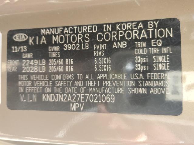 Zdjęcie 14 z aukcji – 2014 KIA SOUL z VIN KNDJN2A27E7021069