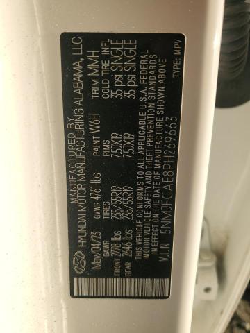 Photo 14 from auction – 2023 HYUNDAI TUCSON SEL with VIN 5NMJFCAE8PH269663