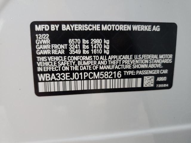 Photo 14 from auction – 2023 BMW 760 XI with VIN WBA33EJ01PCM58216