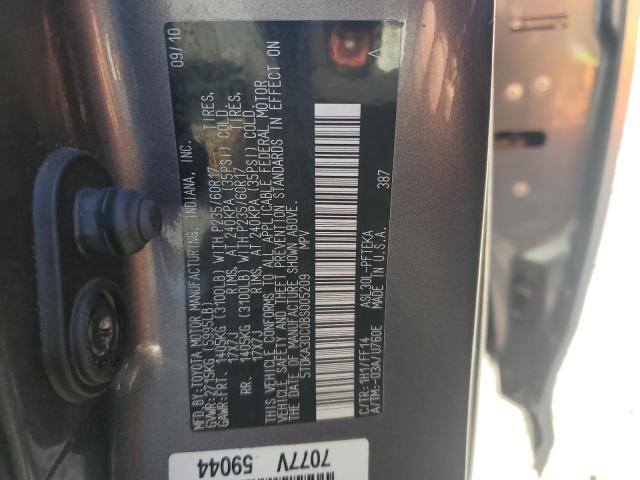 Photo 14 from auction – 2011 TOYOTA SIENNA BAS with VIN 5TDKA3DC0BS005209