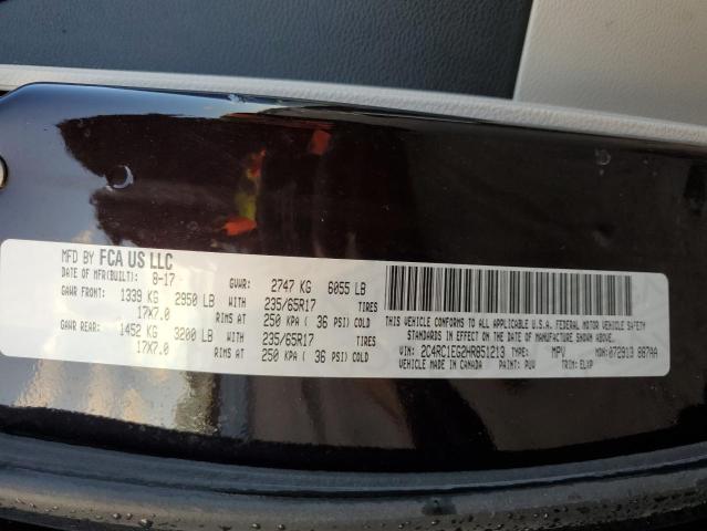 Photo 14 from auction – 2017 CHRYSLER PACIFICA T with VIN 2C4RC1EG2HR851213