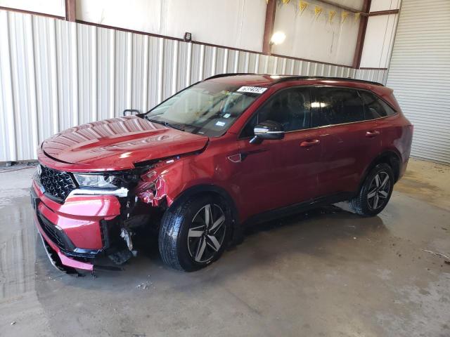 KIA SORENTO S 2021 with VIN 5XYRL4LC3MG049026 - Photo from auction