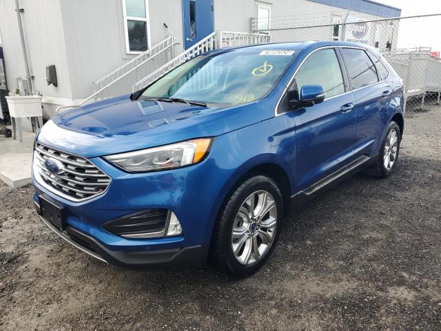 FORD EDGE TITAN 2022 with VIN 2FMPK4K97NBB04403 - Photo from auction