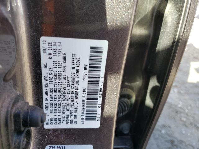 Photo 14 from auction – 2014 HONDA CR-V EXL with VIN 5J6RM4H75EL015467