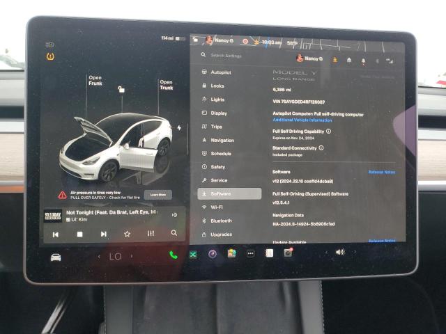 Photo 9 from auction – 2024 TESLA MODEL Y with VIN 7SAYGDED4RF126087
