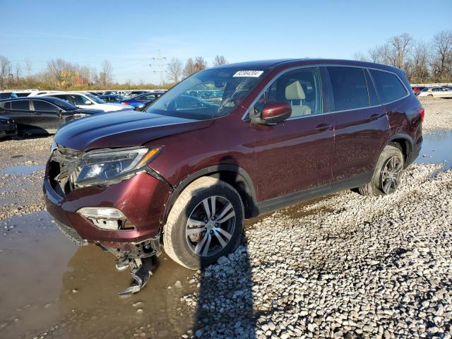 HONDA PILOT EXL 2017 with VIN 5FNYF6H58HB027674 - Photo from auction