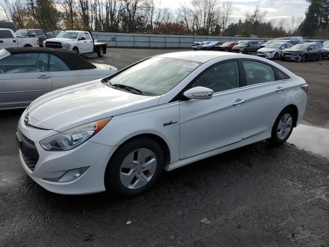 HYUNDAI SONATA HYB 2012 مع رقم تعريف المركبة KMHEC4A42CA059955 - صورة من المزاد