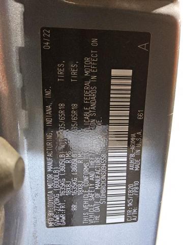 Photo 14 from auction – 2022 TOYOTA HIGHLANDER with VIN 5TDHBRCH3NS094558