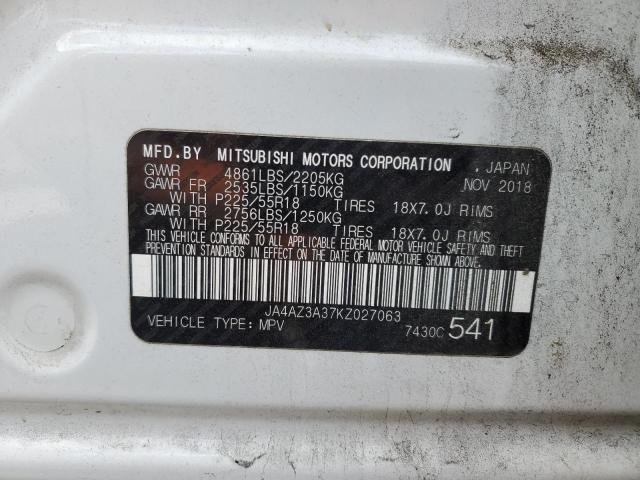 Photo 14 from auction – 2019 MITSUBISHI OUTLANDER with VIN JA4AZ3A37KZ027063