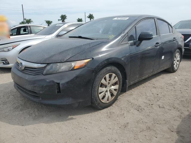 HONDA CIVIC LX 2012 with VIN 19XFB2F55CE304603 - Photo from auction
