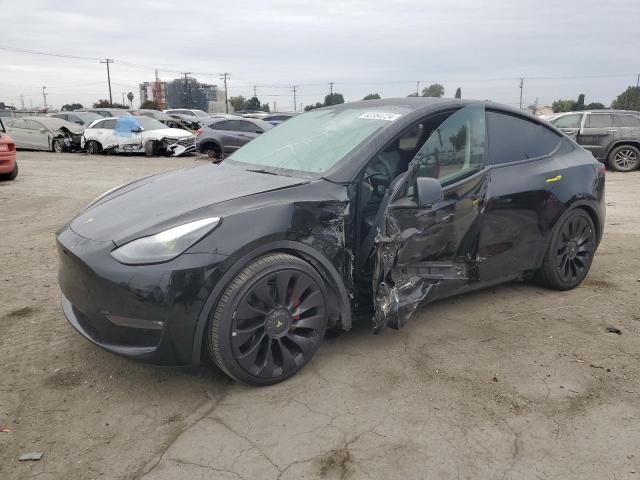 TESLA MODEL Y 2022 with VIN 7SAYGDEFXNF569680 - Photo from auction