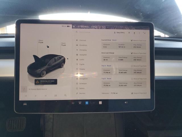 Photo 9 from auction – 2022 TESLA MODEL 3 with VIN 5YJ3E1EB9NF347849