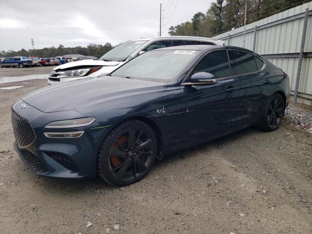 GENESIS G70 BASE 2022 with VIN KMTG54TE9NU084593 - Photo from auction