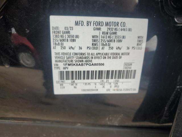 Photo 14 from auction – 2023 FORD EXPLORER P with VIN 1FM5K8AB7PGA80506