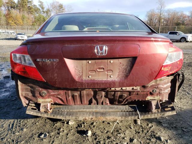 Photo 6 from auction – 2012 HONDA CIVIC with VIN 2HGFB2F57CH584708