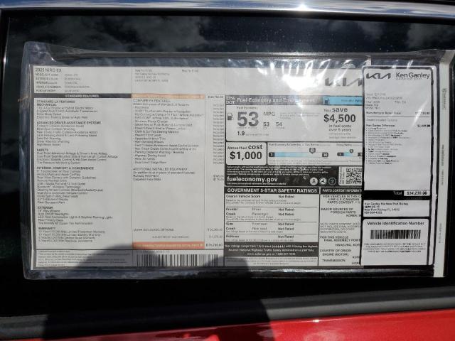 Photo 13 from auction – 2025 KIA NIRO EX with VIN KNDCR3LE4S5213776