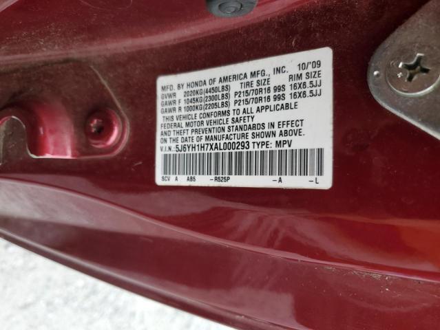 Photo 14 from auction – 2010 HONDA ELEMENT EX with VIN 5J6YH1H7XAL000293