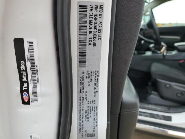 Photo 14 from auction – 2020 DODGE DURANGO SX with VIN 1C4RDJAG9LC356608