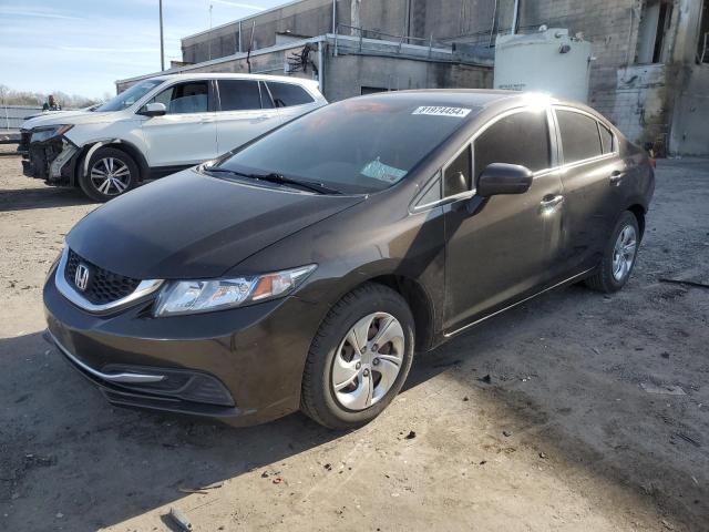 HONDA CIVIC LX 2014 with VIN 2HGFB2F56EH554716 - Photo from auction