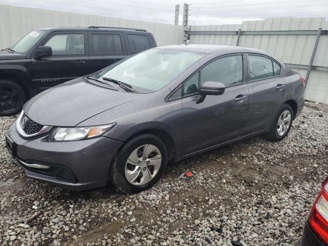 HONDA CIVIC LX 2014 with VIN 2HGFB2F52EH553028 - Photo from auction