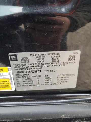 Photo 14 from auction – 2015 GMC ACADIA DEN with VIN 1GKKVTKD0FJ252124
