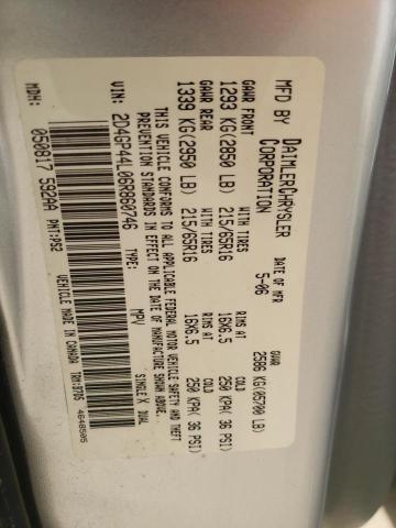 Photo 14 from auction – 2006 DODGE GRAND CARA with VIN 2D4GP44L06R860746