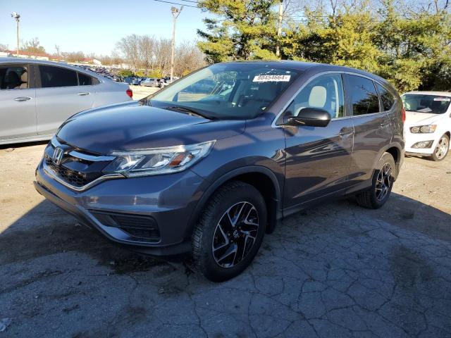 HONDA CR-V SE 2016 with VIN 5J6RM4H43GL015637 - Photo from auction
