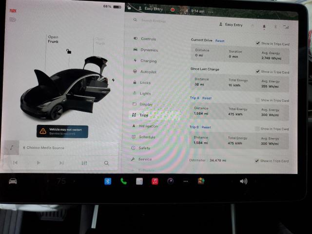 Photo 9 from auction – 2018 TESLA MODEL 3 with VIN 5YJ3E1EB8JF113275