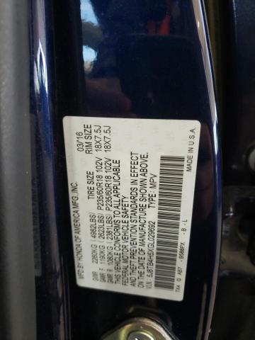 Photo 14 from auction – 2016 ACURA RDX with VIN 5J8TB4H5XGL029692
