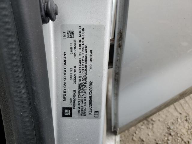 Photo 14 from auction – 2018 CHEVROLET SPARK 1LT with VIN KL8CD6SA9JC439202