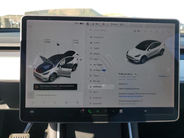 صورة رقم 9 من المزاد - 2020 TESLA MODEL Y مع VIN 5YJYGDEE1LF017728