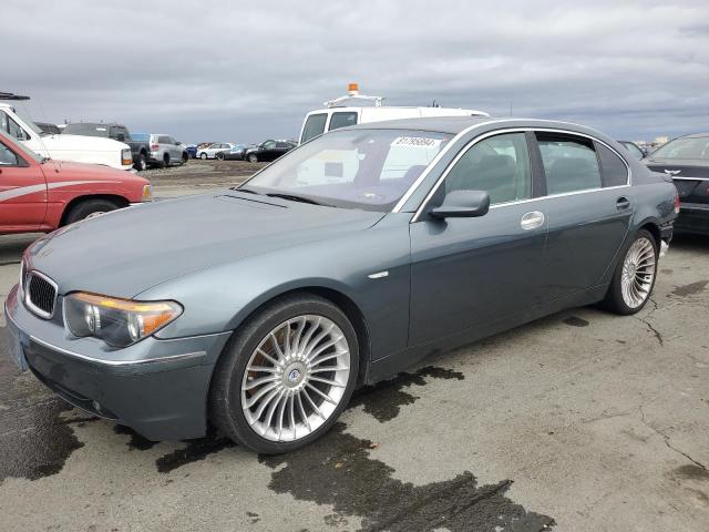 BMW 745 LI 2003 with VIN WBAGN63403DR13949 - Photo from auction