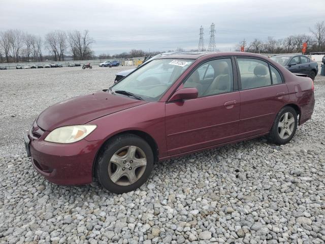 Photo 1 from auction – 2004 HONDA CIVIC EX with VIN 2HGES26724H615314